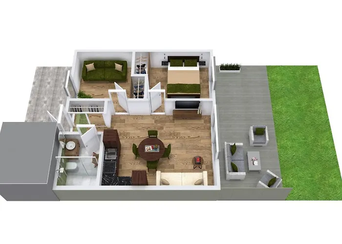 דירה Atostogu Namai Mudu - Takas I Jura 2, Kunigiskiai